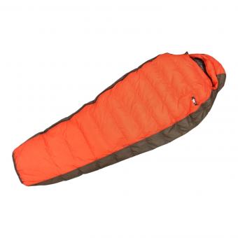 NANGA (ナンガ) マミー型シュラフ(ダウン) オレンジｘブラウン 450DX オーロラライト450DX