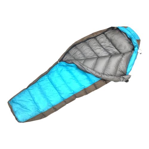 NANGA (ナンガ) マミー型シュラフ(ダウン) ブルー 450DX オーロラライト450DX
