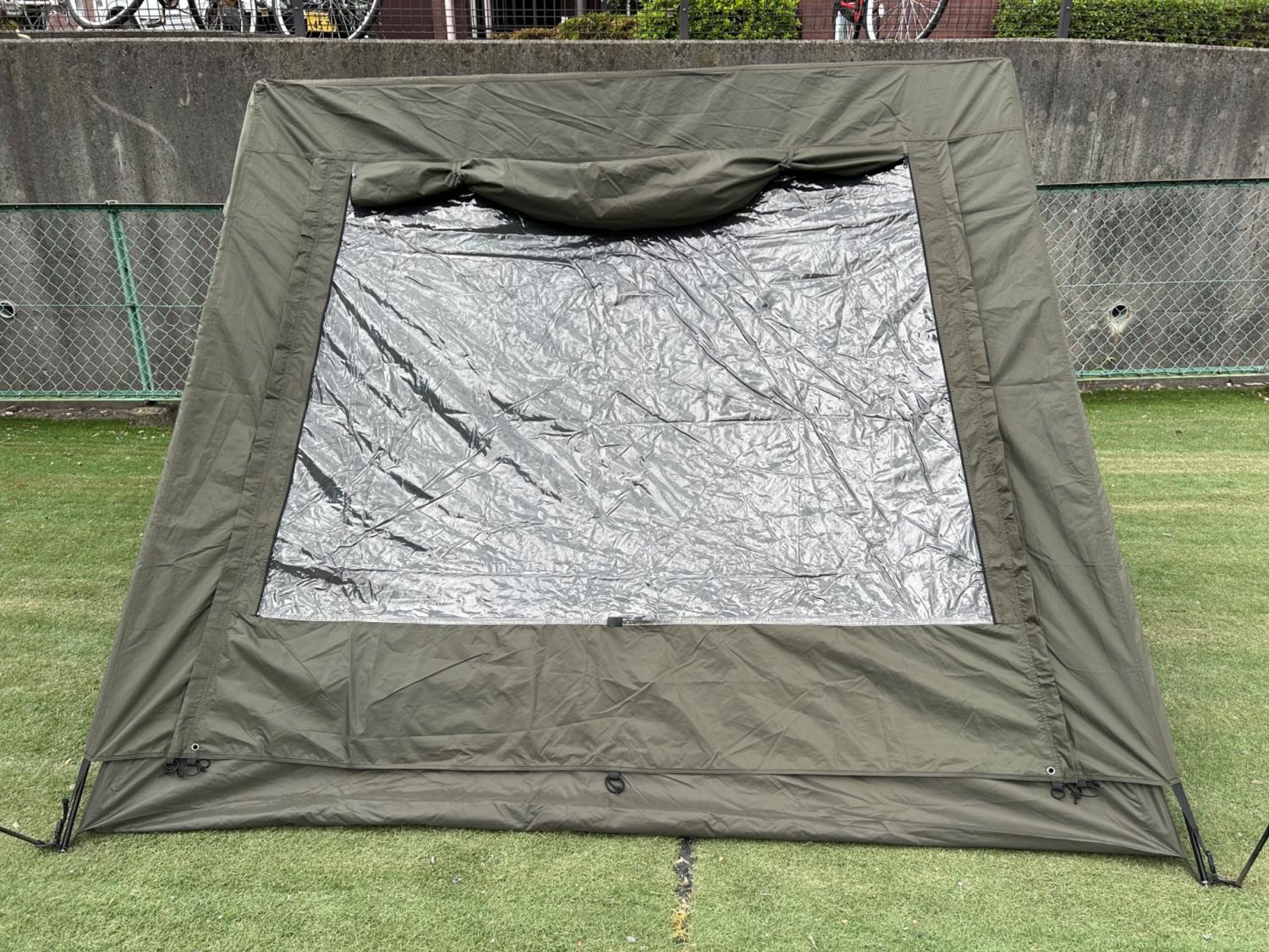 CAMVIL (ケムビル) ドームテント カーキ Aテント 約250×250×160cm 1～2