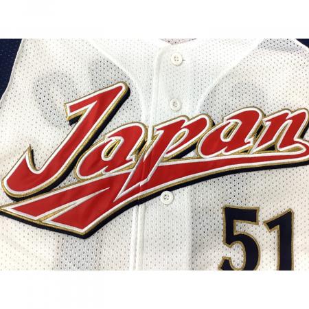 【美品】2006 侍ジャパン 51 イチロー ジャージ ユニフォーム Tシャツ 世界に誇る伝説の侍！イチロー選手の侍ジャパン2006年ユニフォームをご