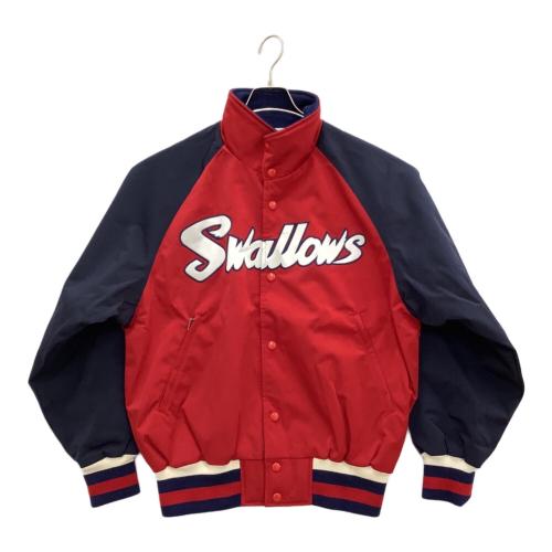 東京ヤクルトスワローズ (トウキョウヤクルトスワローズ) 応援グッズ SIZE M レッド×ネイビー 長袖 グランドコート G24031