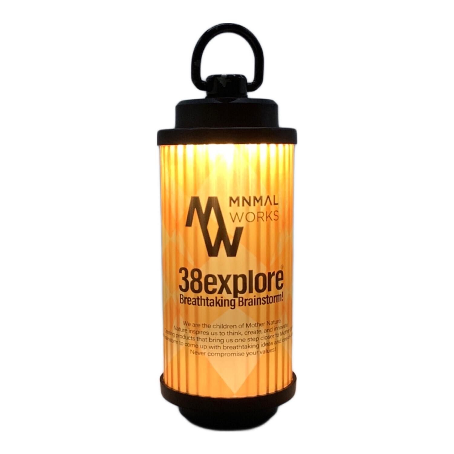 MNMAL WORKS (ミニマルワークス) LEDランタン オレンジ フィールド