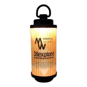 MNMAL WORKS (ミニマルワークス) LEDランタン オレンジ フィールドスタイル2024 38explore イベント限定