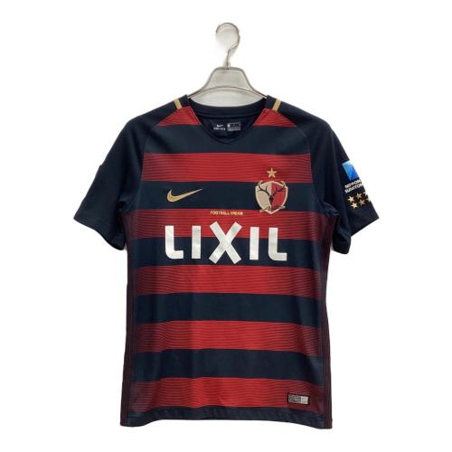 鹿島アントラーズ (カシマアントラーズ) サッカーユニフォーム メンズ SIZE S ブラック×レッド 2016シーズン優勝ワッペン付 2017シーズン ホームユニフォーム 839080