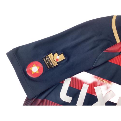 鹿島アントラーズ (カシマアントラーズ) サッカーユニフォーム メンズ SIZE S ブラック×レッド 2016シーズン優勝ワッペン付 2017シーズン ホームユニフォーム 839080