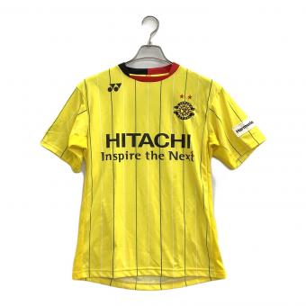 柏レイソル (カシワレイソル) サッカーユニフォーム メンズ SIZE M イエロー 2011シーズン チャンピオンパッチ付 2012シーズン ホームユニフォーム
