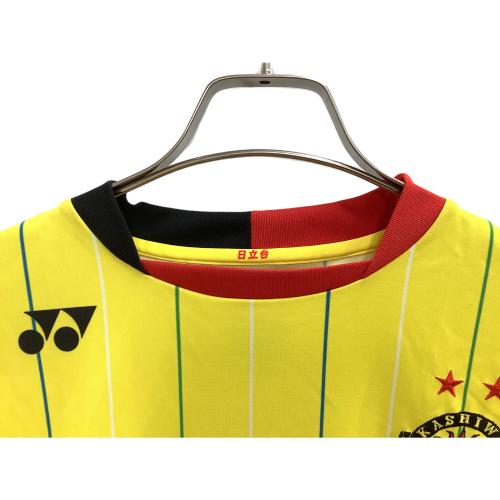 柏レイソル (カシワレイソル) サッカーユニフォーム メンズ SIZE M イエロー 2011シーズン チャンピオンパッチ付 2012シーズン ホームユニフォーム