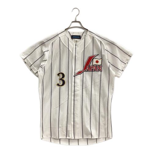 日本代表 (ニホンダイヒョウ) 応援グッズ SIZE O ホワイト アテネオリンピック ユニフォーム 長嶋茂雄【3】 レプリカ