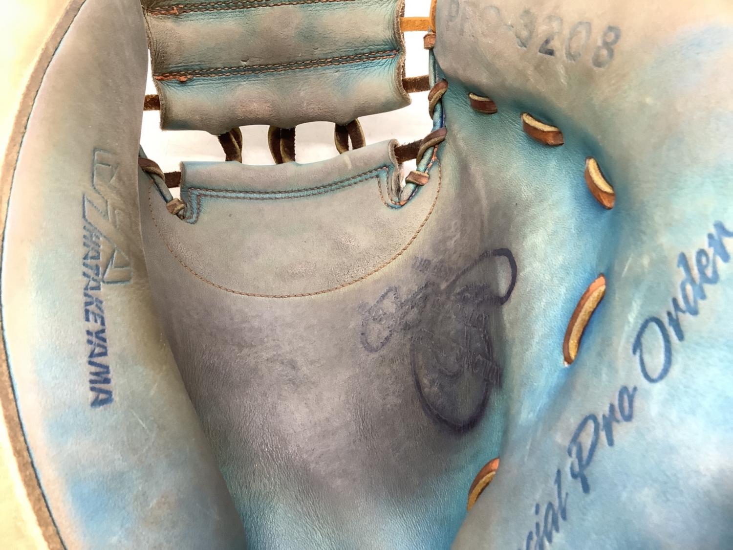 HATAKEYAMA (ハタケヤマ) 軟式グローブ スカイブルー 刺繍有 オーダー