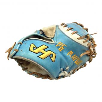 HATAKEYAMA (ハタケヤマ) 軟式グローブ スカイブルー 刺繍有 オーダー品 キャッチャーミット PRO-3208