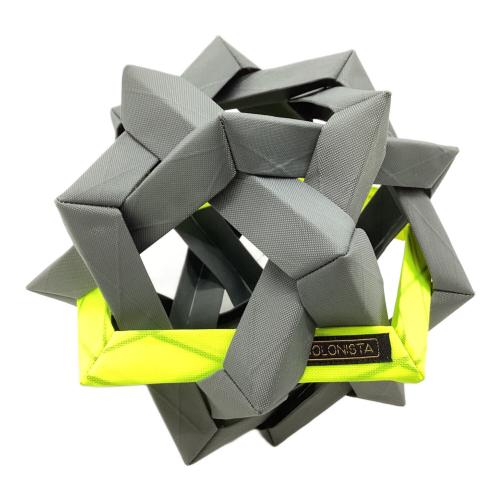 COLONISTA (コロニスタ) ランタンアクセサリー グレー×ライムグリーン OMAN10