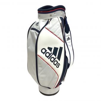 adidas (アディダス) キャディバッグ ホワイト×ネイビー 5ポケット GR1449 マストハブ