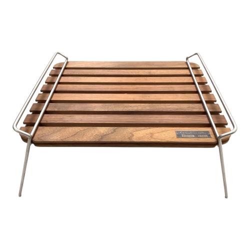 asimocrafts (アシモクラフツ) アウトドアテーブル ブラウン シリアルナンバー刻印有 A3825 パレット テーブル