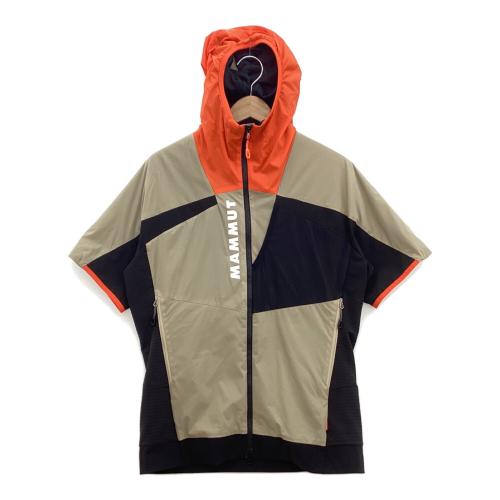MAMMUT (マムート) トレッキングウェア(ジャケット) メンズ SIZE M ベージュ×ブラック 1013-02560 エナジーイン ハイブリッドフード ベスト 国内代理店表記 有