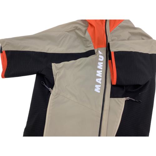 MAMMUT (マムート) トレッキングウェア(ジャケット) メンズ SIZE M ベージュ×ブラック 1013-02560 エナジーイン ハイブリッドフード ベスト 国内代理店表記 有
