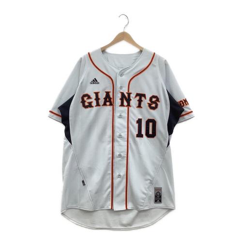 読売ジャイアンツ (ヨミウリジャイアンツ) 応援グッズ SIZE XL ライトグレー ユニフォーム 【10】阿部慎之助 レプリカ
