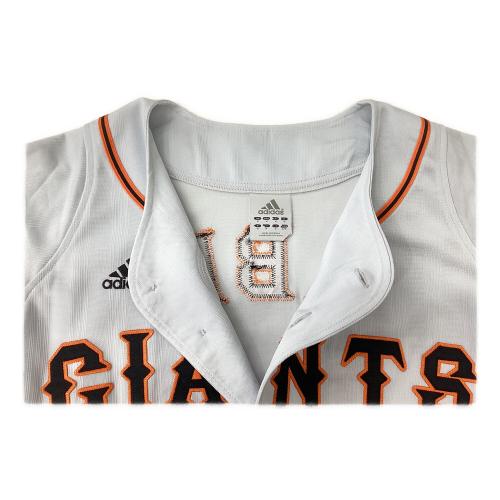 読売ジャイアンツ (ヨミウリジャイアンツ) 応援グッズ SIZE XL ライトグレー ユニフォーム 【10】阿部慎之助 レプリカ