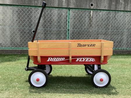 ラジオフライヤー トラベラー ワゴン 【モノ市場知立店】131 RADIO FLYER/ラジオフライヤー】スチール&ウッドATW 木枠付ワゴンが