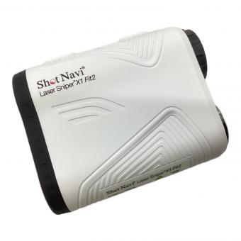 Shot Navi (ショットナビ) ゴルフ距離測定器 ホワイト Laser Sniper X1 Fit2