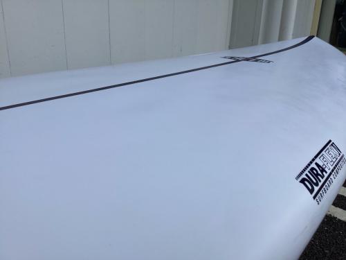 PLACEBO (プレセボ) ショートボード 6'0”x21.50”x2.70” DURA-FLEX4  39.00L ROUND NOSE ROUND 5フィンタイプ ラウンドピンテール