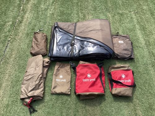 Snow peak (スノーピーク) ツールームテント 2015年製 TP-671 ランドロック 約625×405×205(h)cm 2～4人用