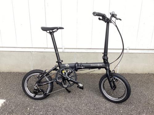 DAHON (ダホン) 折りたたみ自転車 14インチ ブラック 2024年モデル グリップ(GP-1)・ホイール(BIG APPLE)カスタム  GKA23090160