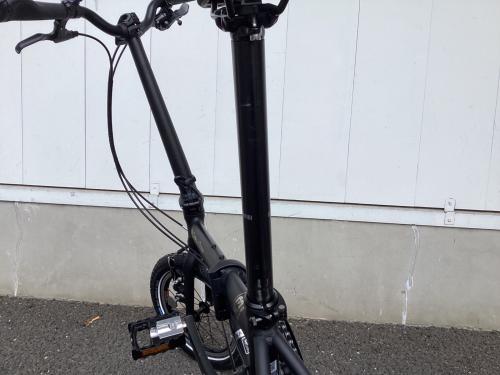 DAHON (ダホン) 折りたたみ自転車 14インチ ブラック 2024年モデル グリップ(GP-1)・ホイール(BIG APPLE)カスタム  GKA23090160