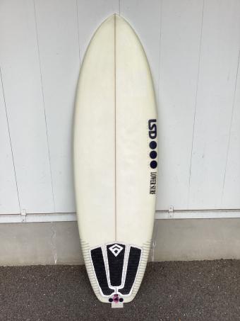 LSD (ラウンドスタイルデザイン) ショートボード 5'6"×20 1/2"×2 5/8" 34L THE TEX 5フィンタイプ スカッシュテール