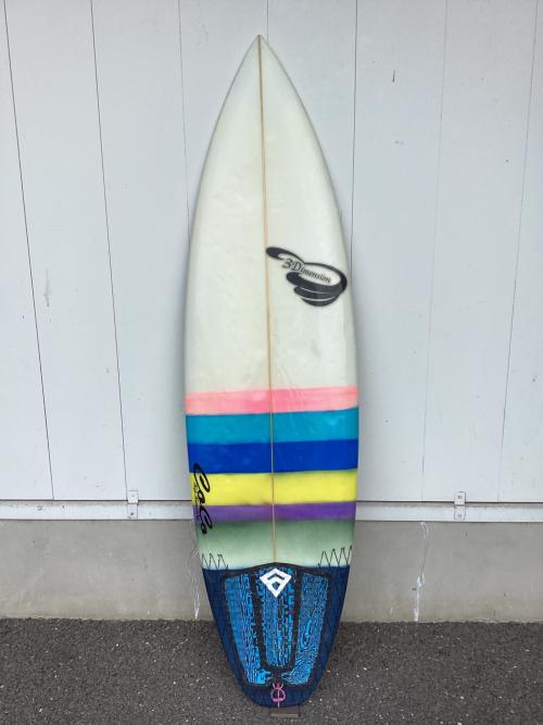 3Dimension ショートボード 5'10"×19”×2 3/8” 6sense トライフィンタイプ ラウンドスカッシュテール