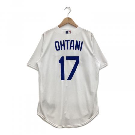 【新品】ドジャース 大谷翔平 17 ユニフォーム ホワイト MLB 正規品 M ロサンゼルス・ドジャース 応援グッズ Mサイズ ホワイト 【17】大谷