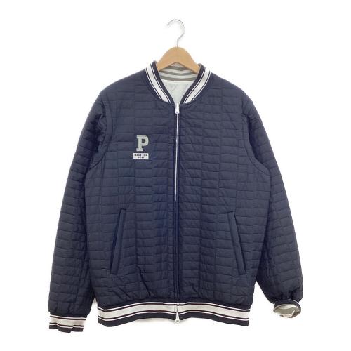 PEARLY GATES (パーリーゲイツ) ゴルフウェア(トップス) メンズ SIZE LL ブラック×ホワイト リバーシブル仕様 ジャケット 053-4120001