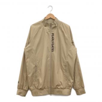 PEARLY GATES (パーリーゲイツ) ゴルフウェア(トップス) メンズ SIZE LL ベージュ アウター 内側ヒョウ柄 053-2220007