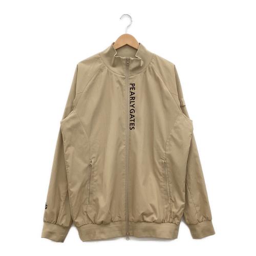 PEARLY GATES (パーリーゲイツ) ゴルフウェア(トップス) メンズ SIZE LL ベージュ アウター 内側ヒョウ柄 053-2220007