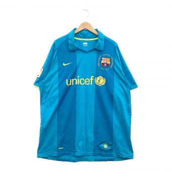 FCバルセロナ サッカーユニフォーム メンズ SIZE XL スカイブルー 07/08アウェイ カンプ・ノウ50周年記念 NIKE 237743