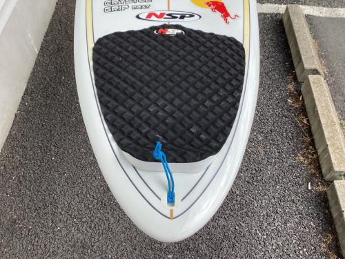 NSP (エヌエスピー) ミッドレングス/ファンボード 6'9×21”×2 7/8 ホワイト トライフィンタイプ ラウンドスカッシュテール