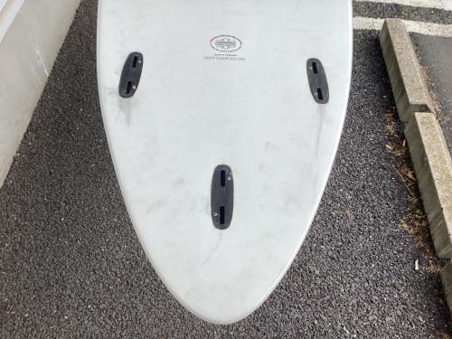 NSP (エヌエスピー) ミッドレングス/ファンボード 6'9×21”×2 7/8 ホワイト トライフィンタイプ ラウンドスカッシュテール