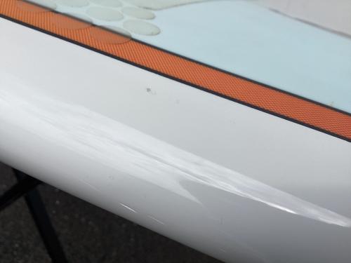 NSP (エヌエスピー) ミッドレングス/ファンボード 6'9×21”×2 7/8 ホワイト トライフィンタイプ ラウンドスカッシュテール