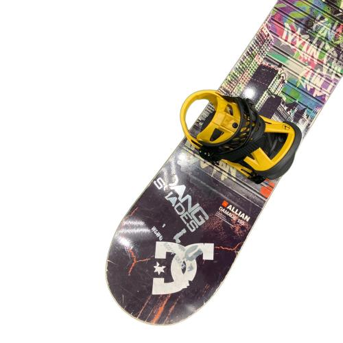 DC SHOE (ディーシーシュー) ALIEN DAMAGE 155 スノーボード 155cm ブラック×グリーン