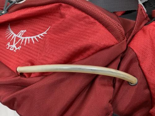 OSPREY (オスプレー) バックパック レッド ATMOS AG50 背面長約52㎝　50L(小屋・テント泊)