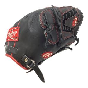 RAWLINGS (ローリングス) 軟式グローブ ブラック×レッド @ HOH METALLIC 投手用 GR3FHMA15FB