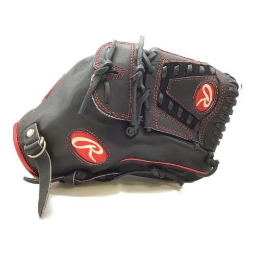 RAWLINGS (ローリングス) 軟式グローブ ブラック×レッド @ HOH METALLIC 投手用 GR3FHMA15FB
