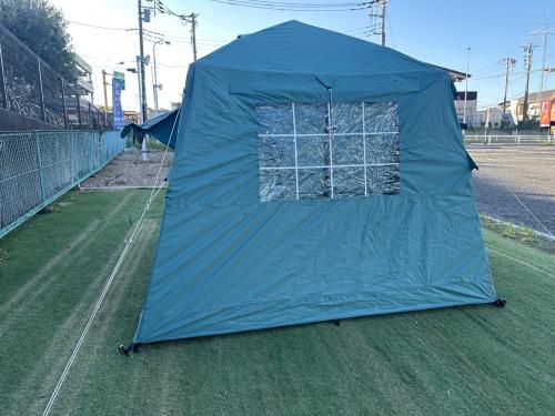 DOD (ディーオーディー) ワンタッチテント ブルーグレー T4-825-BL おうちテント W230×D230×H200cm 2～4人用