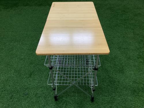 Snow peak (スノーピーク) キッチンテーブル ブラウン 廃盤品 フィールドキッチンテーブル