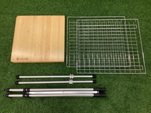 Snow peak (スノーピーク) キッチンテーブル ブラウン 廃盤品 フィールドキッチンテーブル
