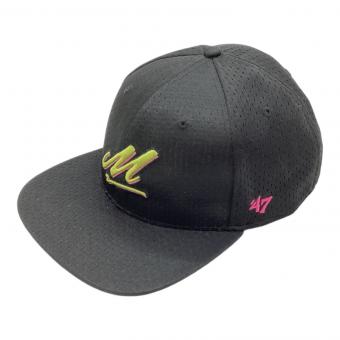 千葉ロッテマリーンズ (チバロッテマリーンズ) 応援グッズ 60cm ブラック NPB90周年記念パッチ 帽子 プロ仕様モデル