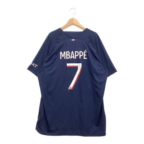 Paris Saint-Germain (パリサンジェルマン) サッカーユニフォーム メンズ SIZE XL ネイビー 【7】キリアン・エムバペ  23-24シーズン ホーム DX2694-411