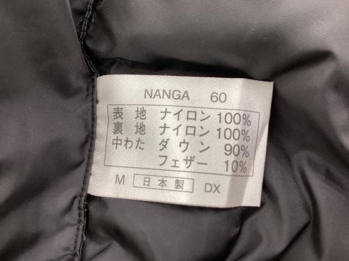 NANGA (ナンガ) マミー型シュラフ(ダウン) ブラック オーロラライト 600DX 【冬用】Mサイズ