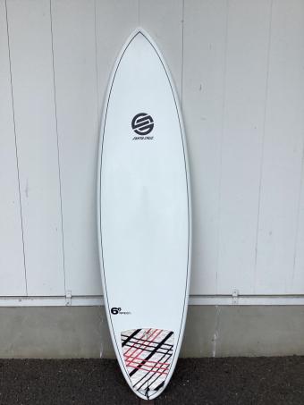 SANTA CRUZ (サンタクルーズ) ショートボード 6'6×20.25×2.562 EPXYSKIN トライフィンタイプ ラウンドテール