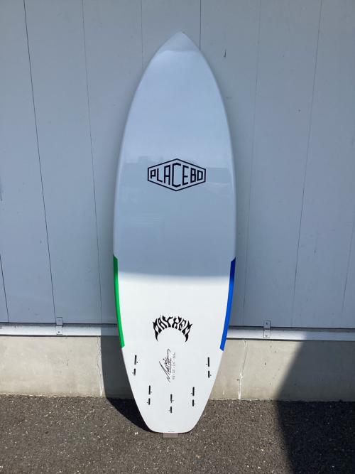 PLACEBO (プレセボ) ショートボード 5’8”x 20.00”x 2.50“-31.5cl  Short round 5フィンタイプ ラウンドスカッシュテール