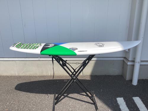 PLACEBO (プレセボ) ショートボード 5’8”x 20.00”x 2.50“-31.5cl  Short round 5フィンタイプ ラウンドスカッシュテール